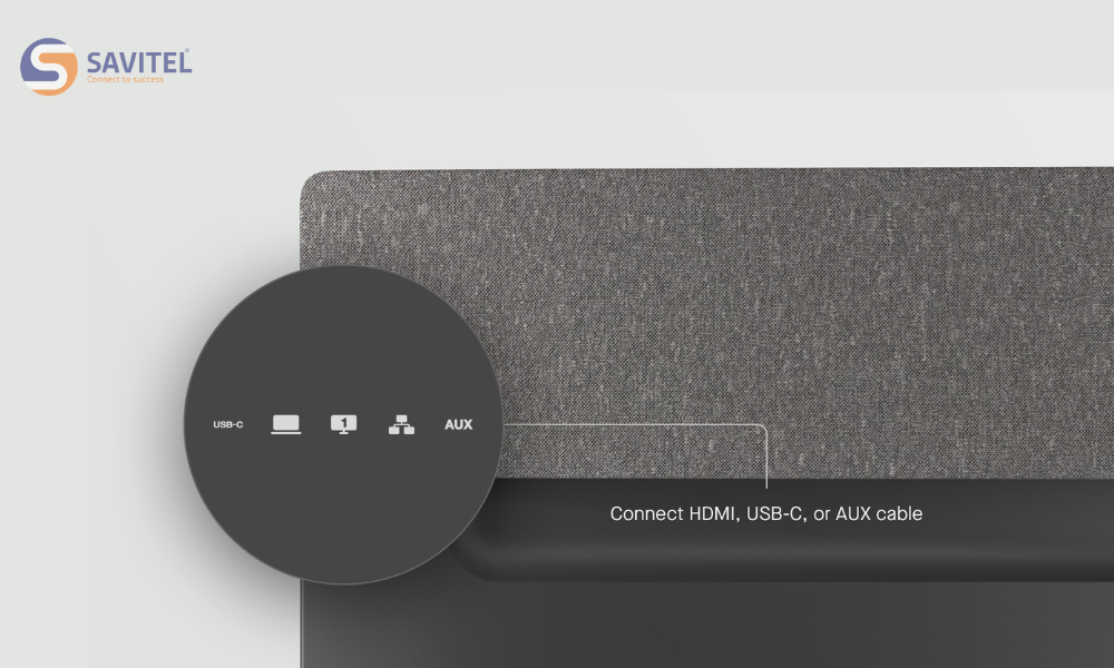 Có thể kết nối qua USB-C hoặc HDMI