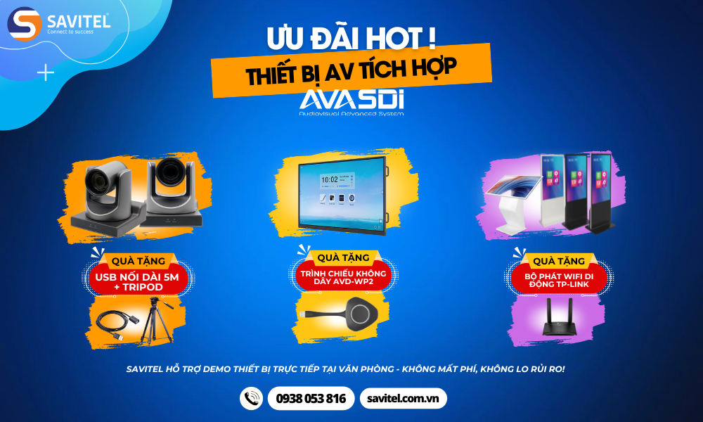 Ưu đãi thiết bị AV Tích hợp AVASDI