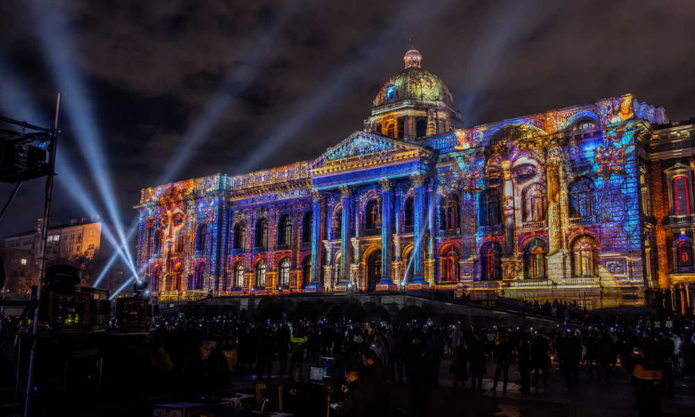 3D Mapping công trình kiến trúc, tòa nhà và không gian ngoài trời