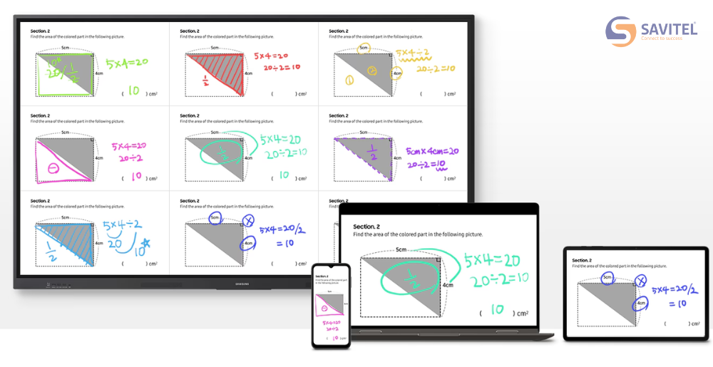 Khả năng chia sẻ màn hình tối ưu