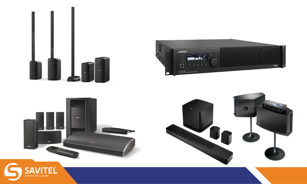 Các dòng sản phẩm của Bose