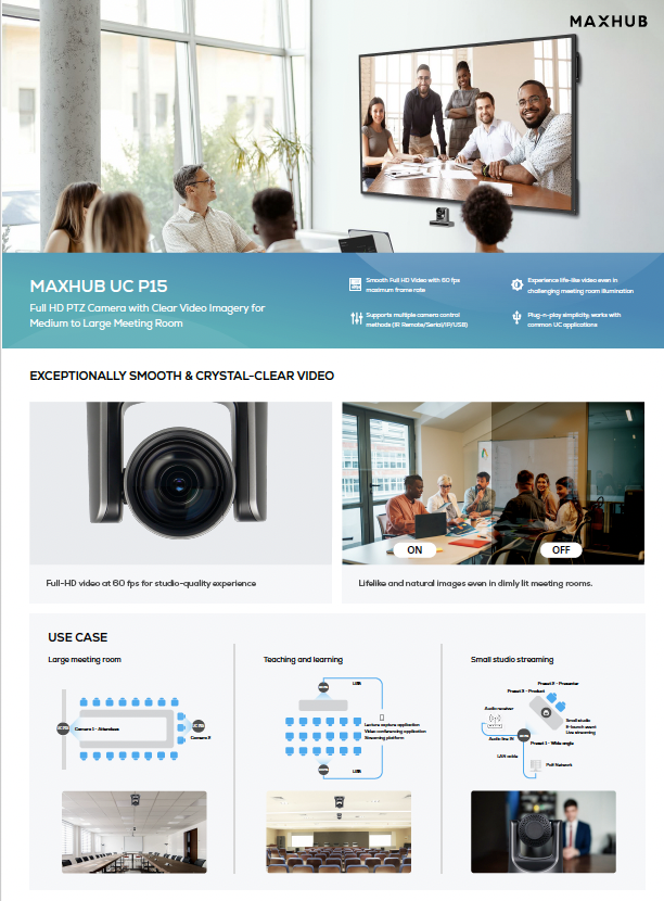 Maxhub UC P15 Datasheet