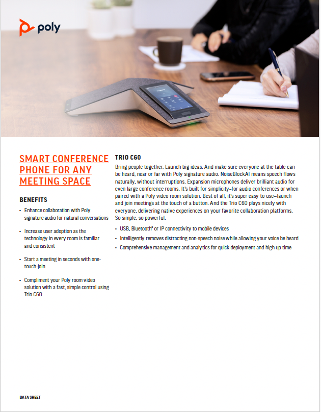Polycom Trio C60 Datasheet