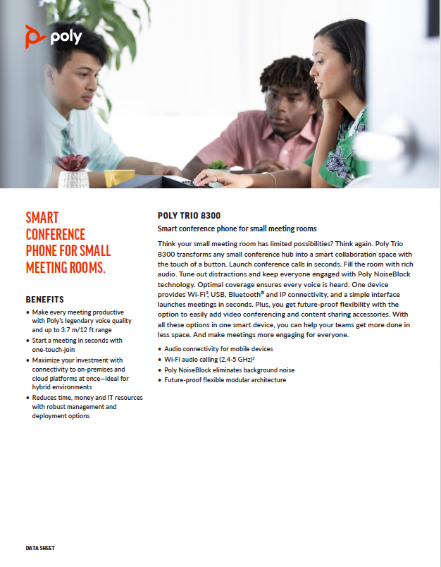 Polycom Trio 8300 Datasheet