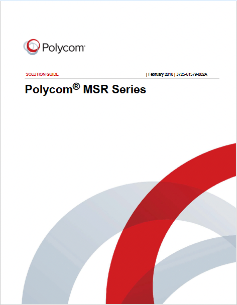 Polycom MRS Series Solution Guide