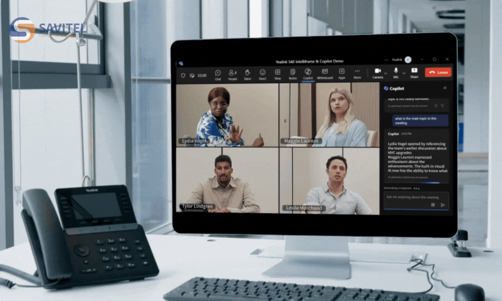 Nhận diện người tham dự trên Yealink SmartVision 60