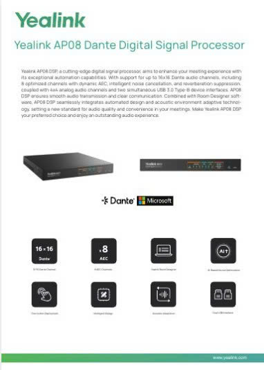 Yealink AP08 DSP Datasheet
