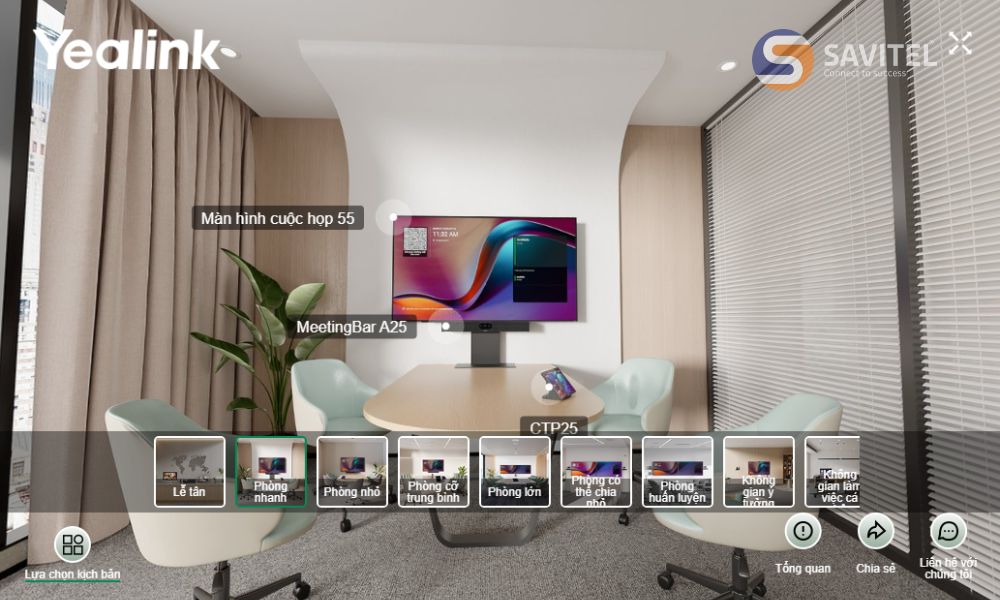 Giải pháp họp tổng thể cho phòng họp nhanh (Express Room)