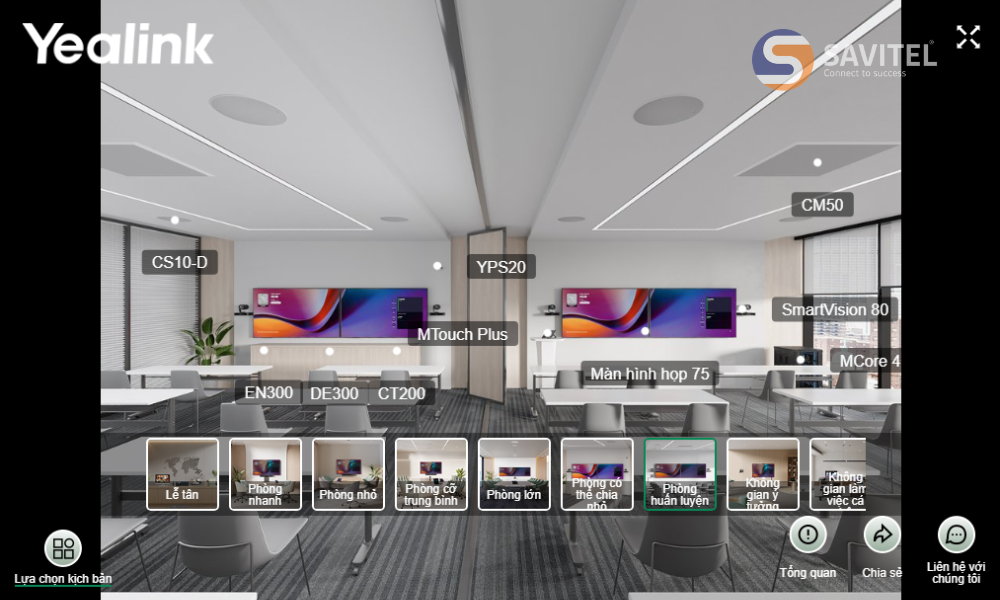 Giải pháp họp tổng thể cho phòng đào tạo (Training Room)