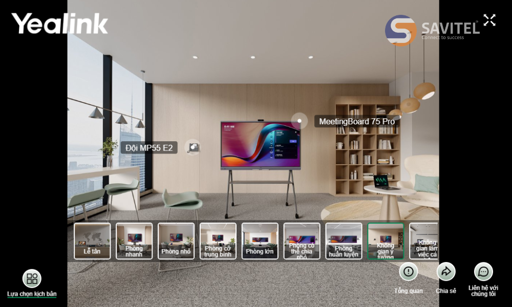 Giải pháp họp tổng thể cho kông gian sáng tạo (Ideation Space)
