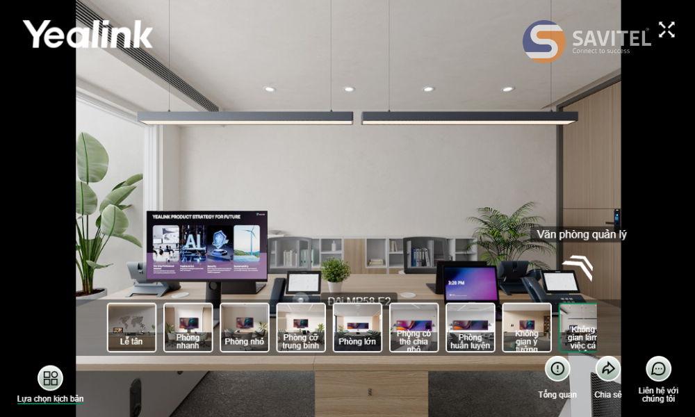 Giải pháp họp tổng thể cho không gian làm việc cá nhân (Personal Workspace)