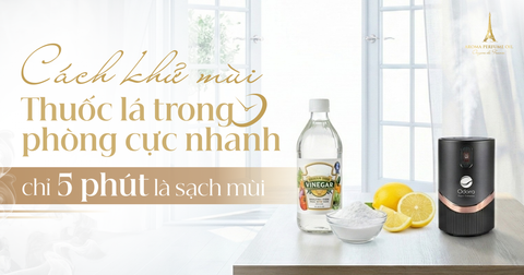 Cách khử mùi thuốc lá trong phòng cực nhanh chóng chỉ với 5 phút