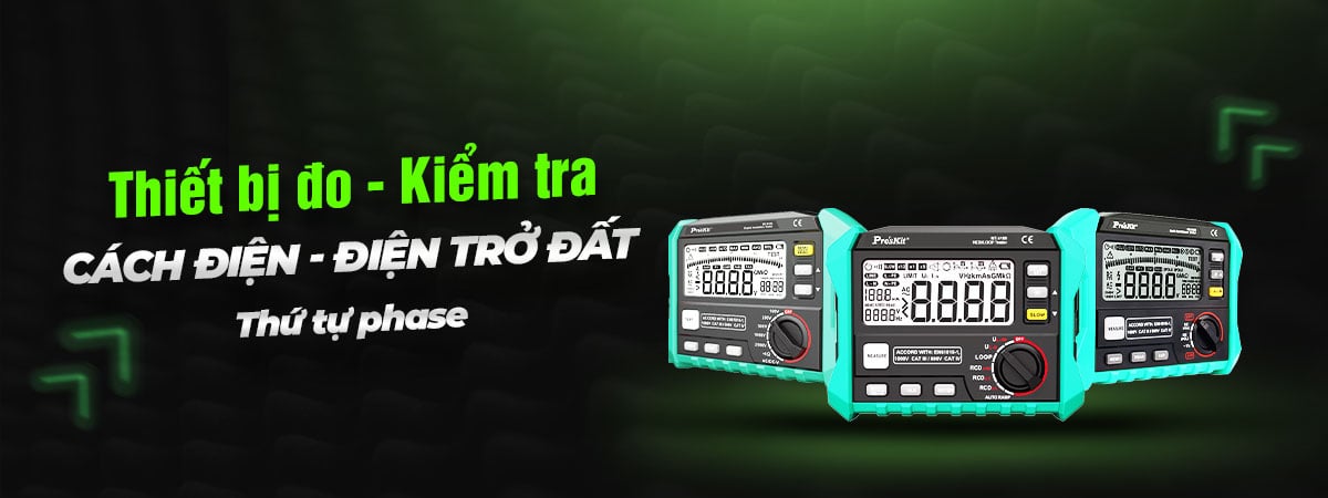 Đo điện trở cách điện, nối đất, thứ tự pha