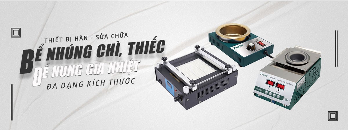 Bể nhúng chì - đế gia nhiệt