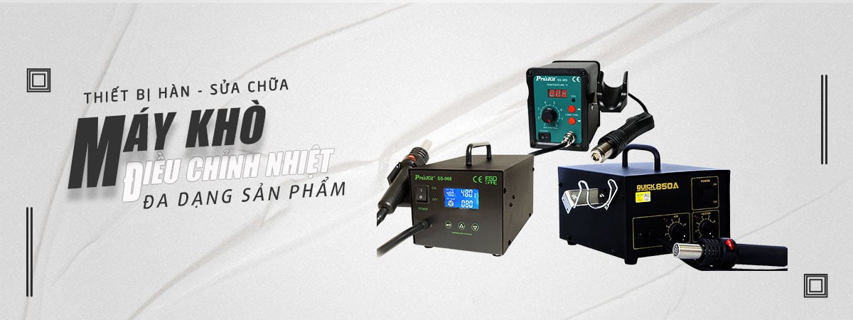 Máy khò chỉnh nhiệt