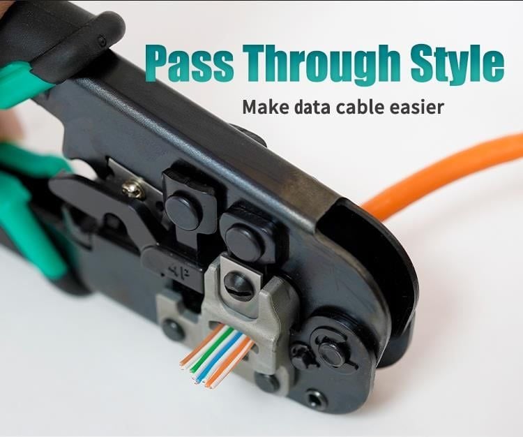 Kìm Bấm Mạng Xuyên Thấu Pro'sKit CP-376TN RJ45