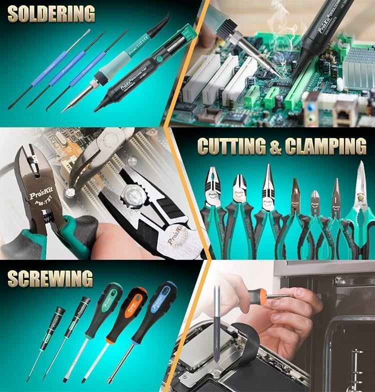 Bộ dụng cụ sửa chữa , bảo trì điện Pro'skit PK-1700NB