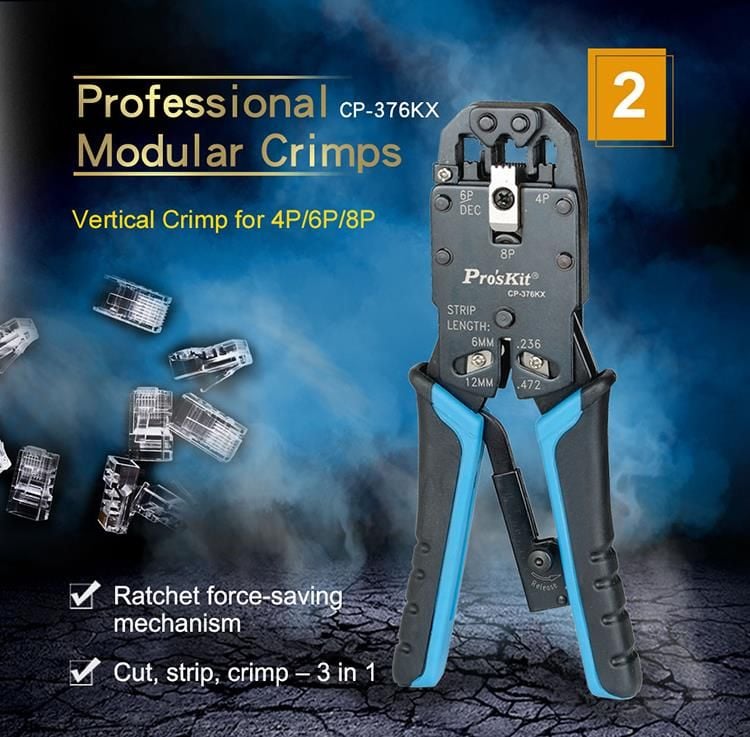 Bộ Dụng Cụ Thi Công Mạng Chuyên Nghiệp Pro'sKit PK-4013