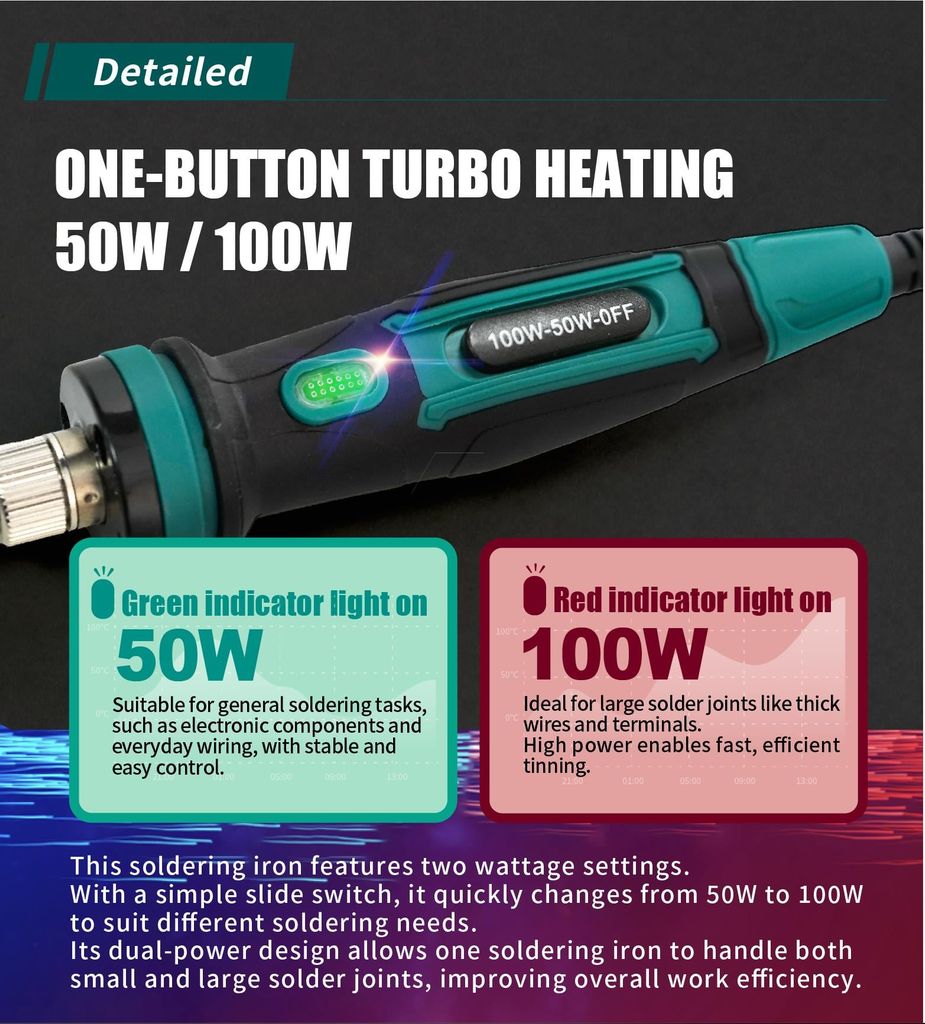 Mỏ Hàn Nhiệt Hai Công Suất Pro'sKit SI-139NB