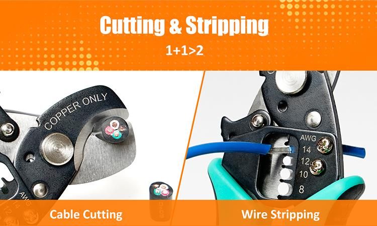 Kìm cắt và tuốt cáp 2 trong 1 Pro'sKit SR-363B (168mm)