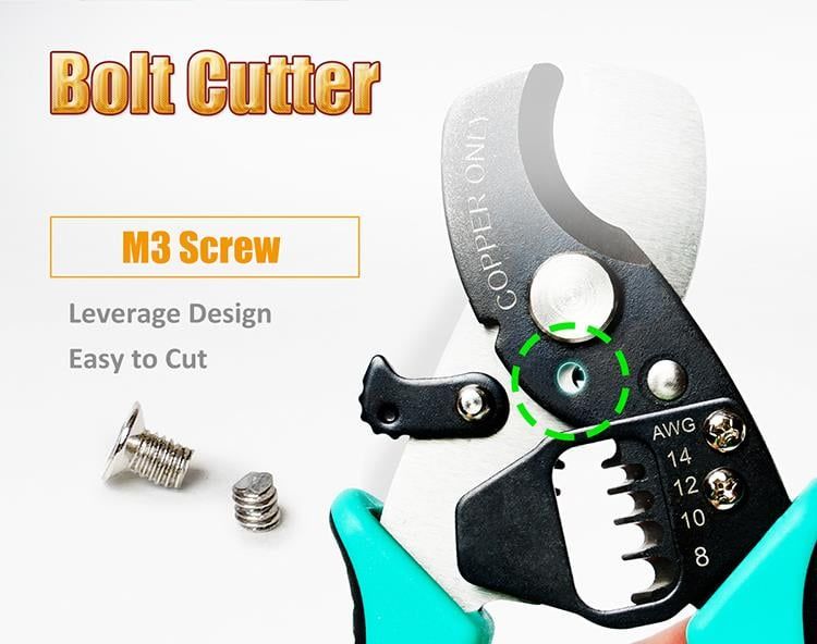 Kìm cắt và tuốt cáp 2 trong 1 Pro'sKit SR-363B (168mm)