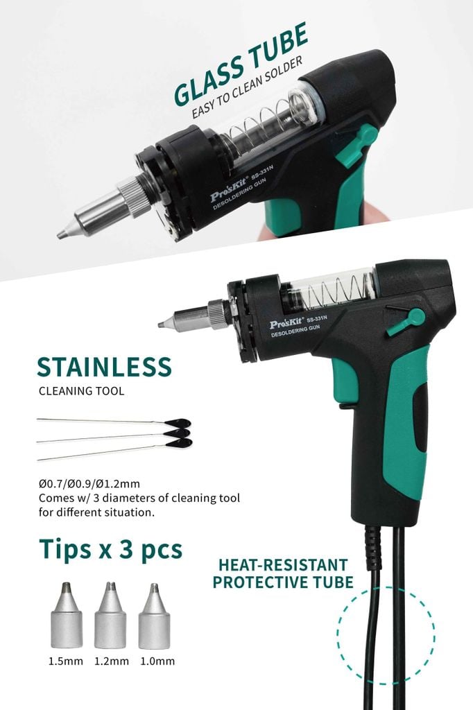 Máy Hút Thiếc Pro'sKit SS-331NB