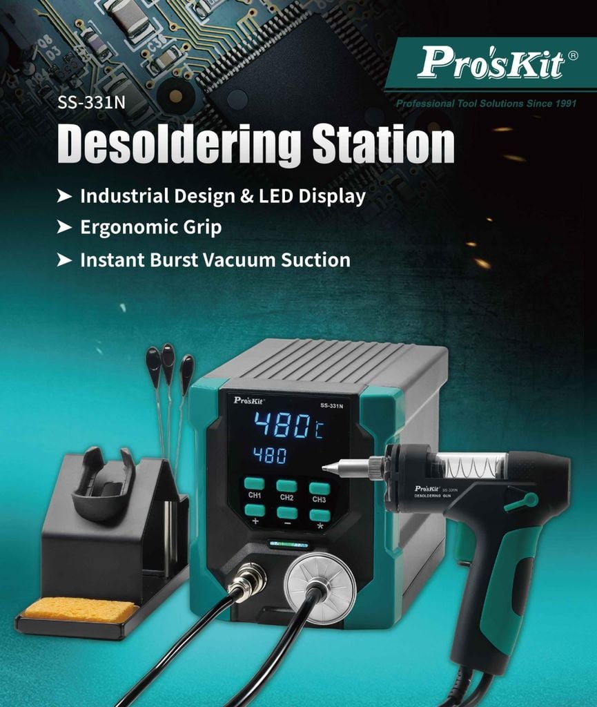 Máy Hút Thiếc Pro'sKit SS-331NB