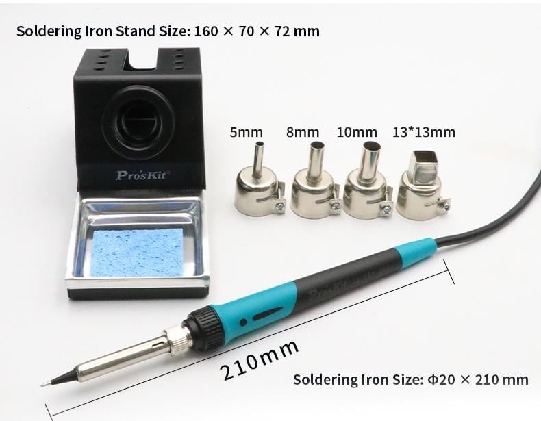 Máy hàn khò chỉnh nhiệt Pro'skit SS-982B (750W)