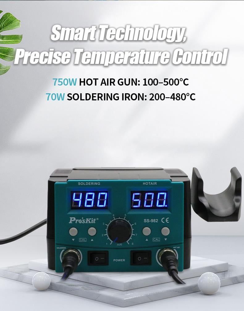 Máy hàn khò chỉnh nhiệt Pro'skit SS-982B (750W)