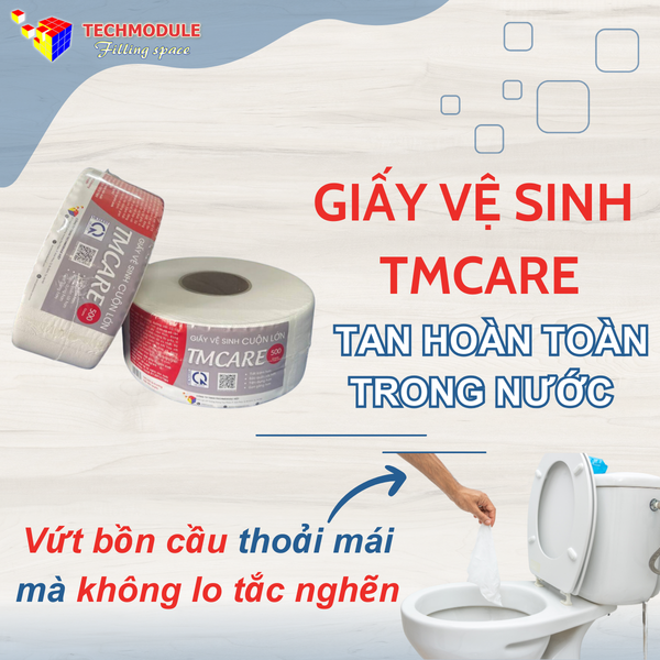 Giấy Vệ Sinh Tan Hoàn Toàn Trong Nước – Giải Pháp Chống Tắc Nghẽn Hiệu Quả Cho Môi Trường Công Nghiệp