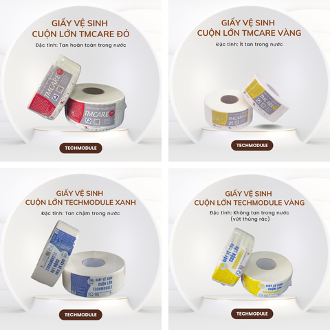 GIẤY VỆ SINH CUỘN LỚN – ĐA DẠNG LỰA CHỌN CHO TỪNG NHU CẦU SỬ DỤNG