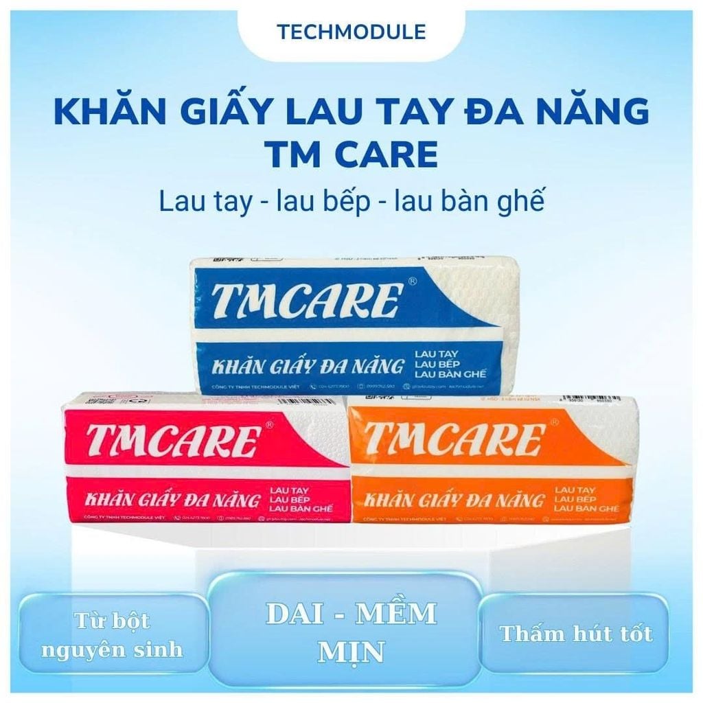 TMCARE – KHĂN GIẤY LAU ĐA NĂNG 