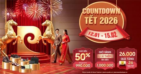 HAPPY NEW YEAR 2026 | Ngày Tết Thời Trang – Du Xuân Hàng Hiệu Cùng Giày Pierre Cardin