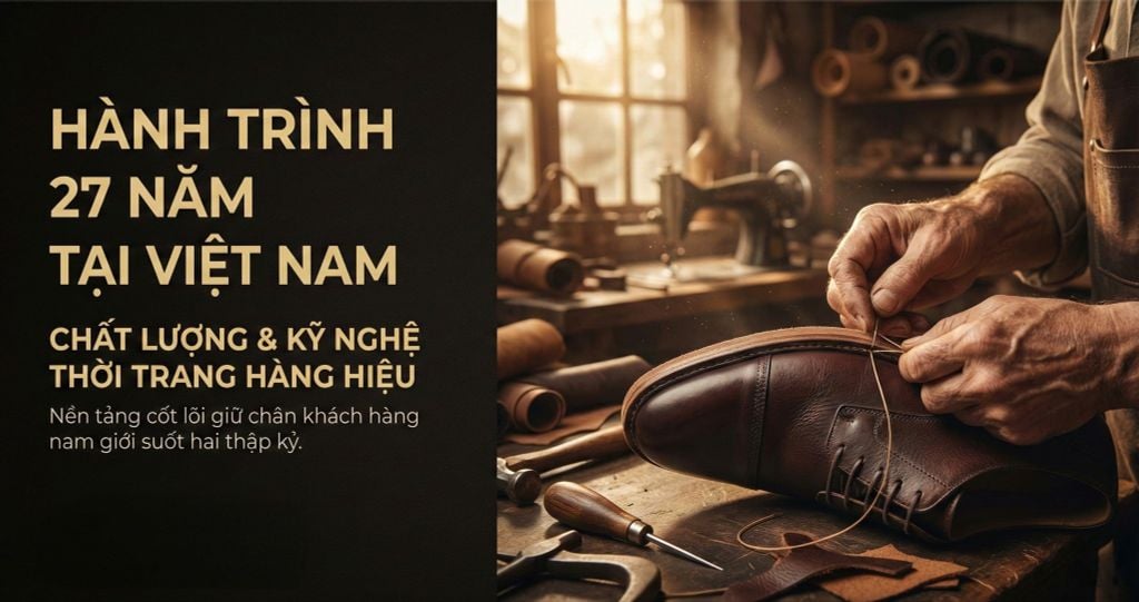 HÀNH TRÌNH 27 NĂM | Chất Lượng & Kỹ Nghệ Thời Trang Hàng Hiệu - Nền Tảng Giữ Chân Khách Hàng Nam Giới Việt Nam