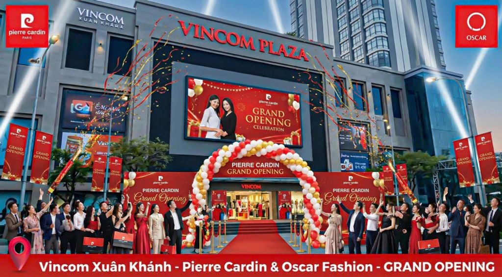 GRAND OPENING | Khai Trương Cửa Hàng Thời Trang Hàng Hiệu Pierre Cardin & Oscar Fashion - Vincom Xuân Khánh