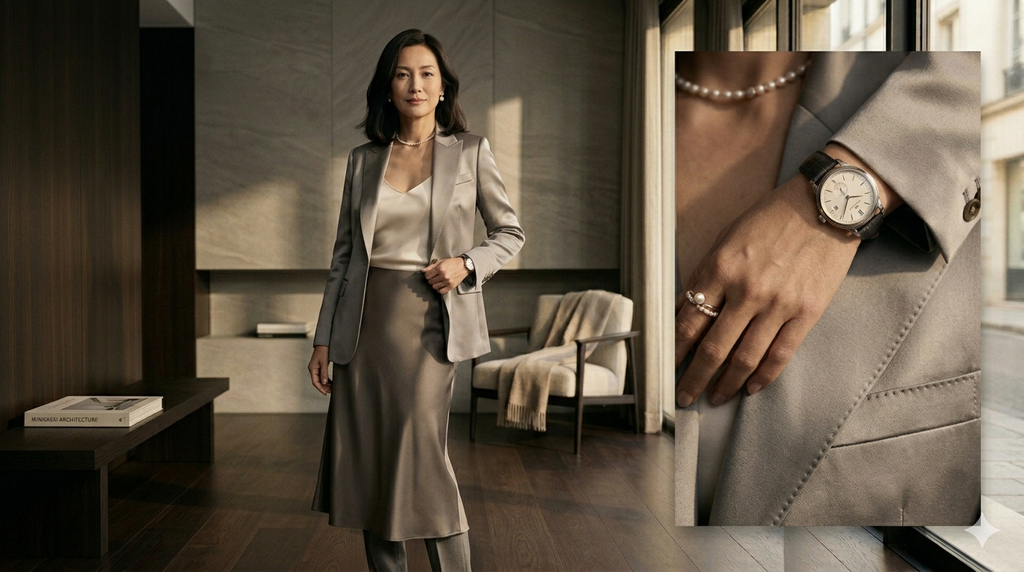 PEARL GREY, MÀU CỦA SỰ THÔNG THÁI VÀ NHỮNG PHỤ NỮ KHÔNG CẦN LÊN TIẾNG