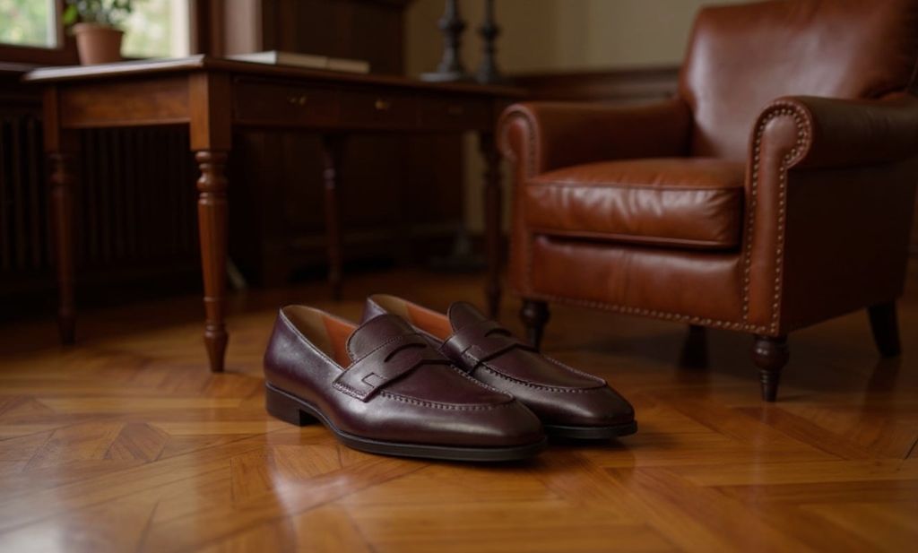 The Vintage Gentleman | Pierre Cardin Premium Penny Loafer Shoes – PCMFWL 361