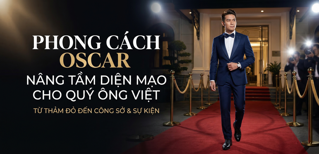 Giải Oscar & Phong Cách Thời Trang: Bí Quyết Mặc Chuẩn Thảm Đỏ Cho Quý Ông Việt Nam
