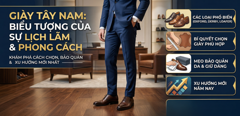 Giày Tây Nam - Phong Cách Thời Trang Nam Giới Đỉnh Cao