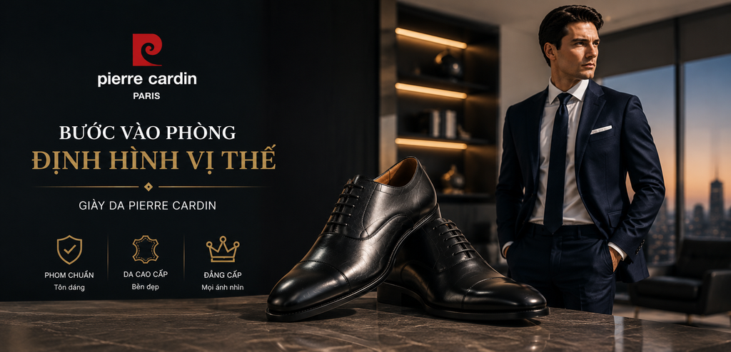 Bạn Bước Vào Phòng Cùng Đôi Giày Pierre Cardin Và Mọi Người Biết Bạn Là Ai!