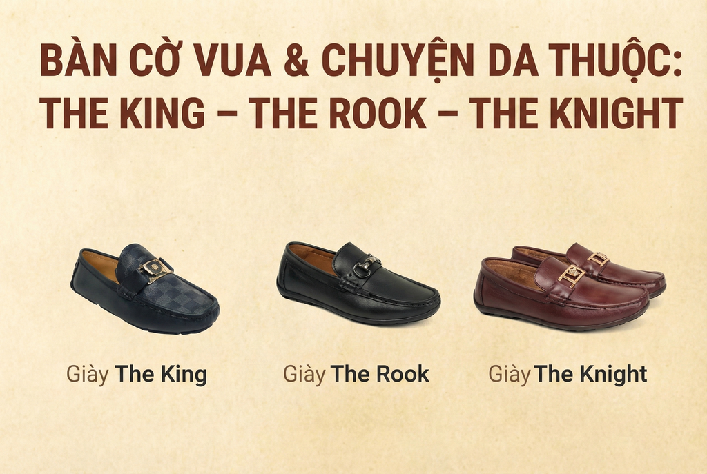 Bàn Cờ Vua & Chuyện Da Thuộc | THE KING - THE ROOK - THE KNIGHT