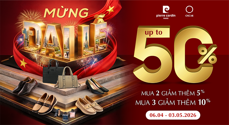 NEW ARRIVAL 2026 | Giày Tây & Dép Nam Hàng Hiệu Pierre Cardin Mùa Xuân - Hè 2026