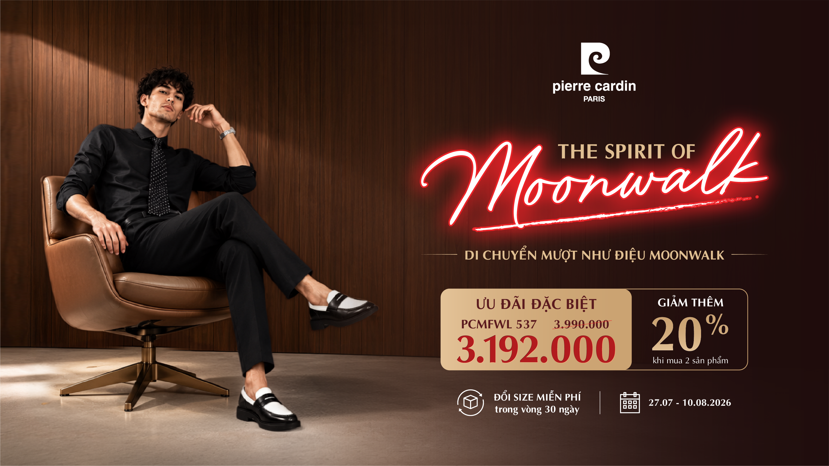 The Spirit of Moonwalk — Penny Loafer 537 (PCMFWL 537) cùng bộ quà đặc quyền đặt trước.