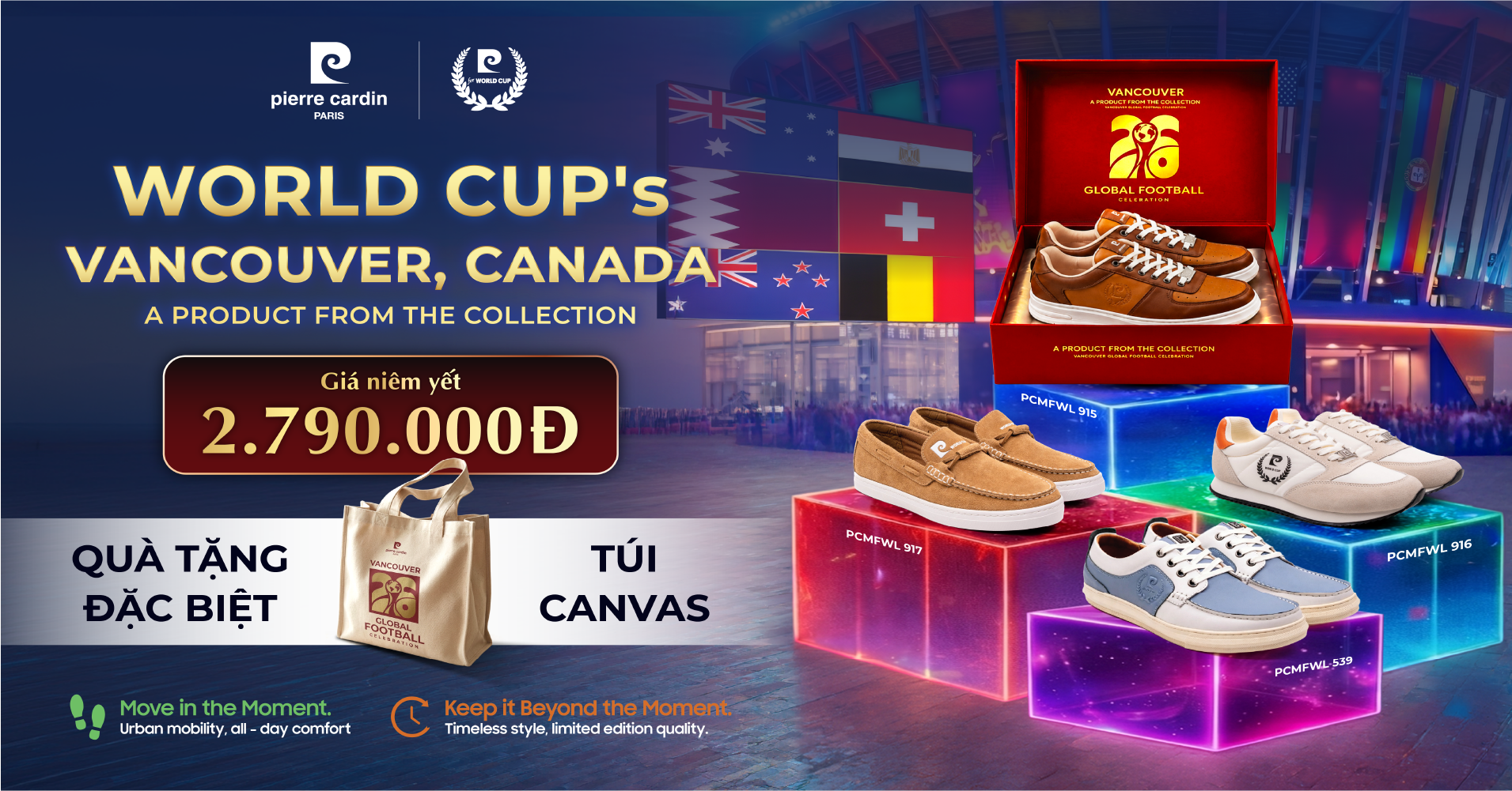 Pierre Cardin & Oscar Fashion | Bộ Sưu Tập WORLD CUP's VANCOUVER, CANADA 2026