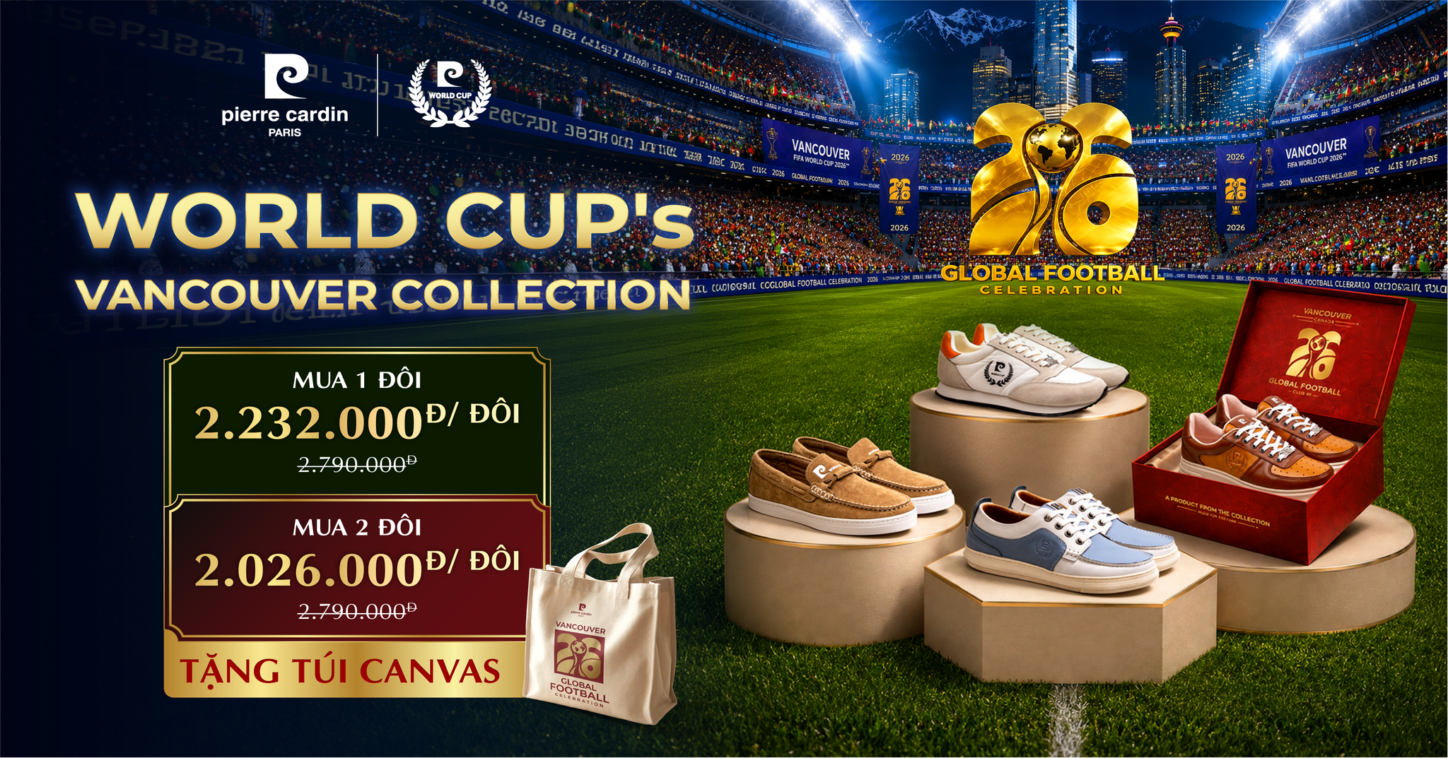 Pierre Cardin & Oscar Fashion | Bộ Sưu Tập WORLD CUP's VANCOUVER, CANADA 2026