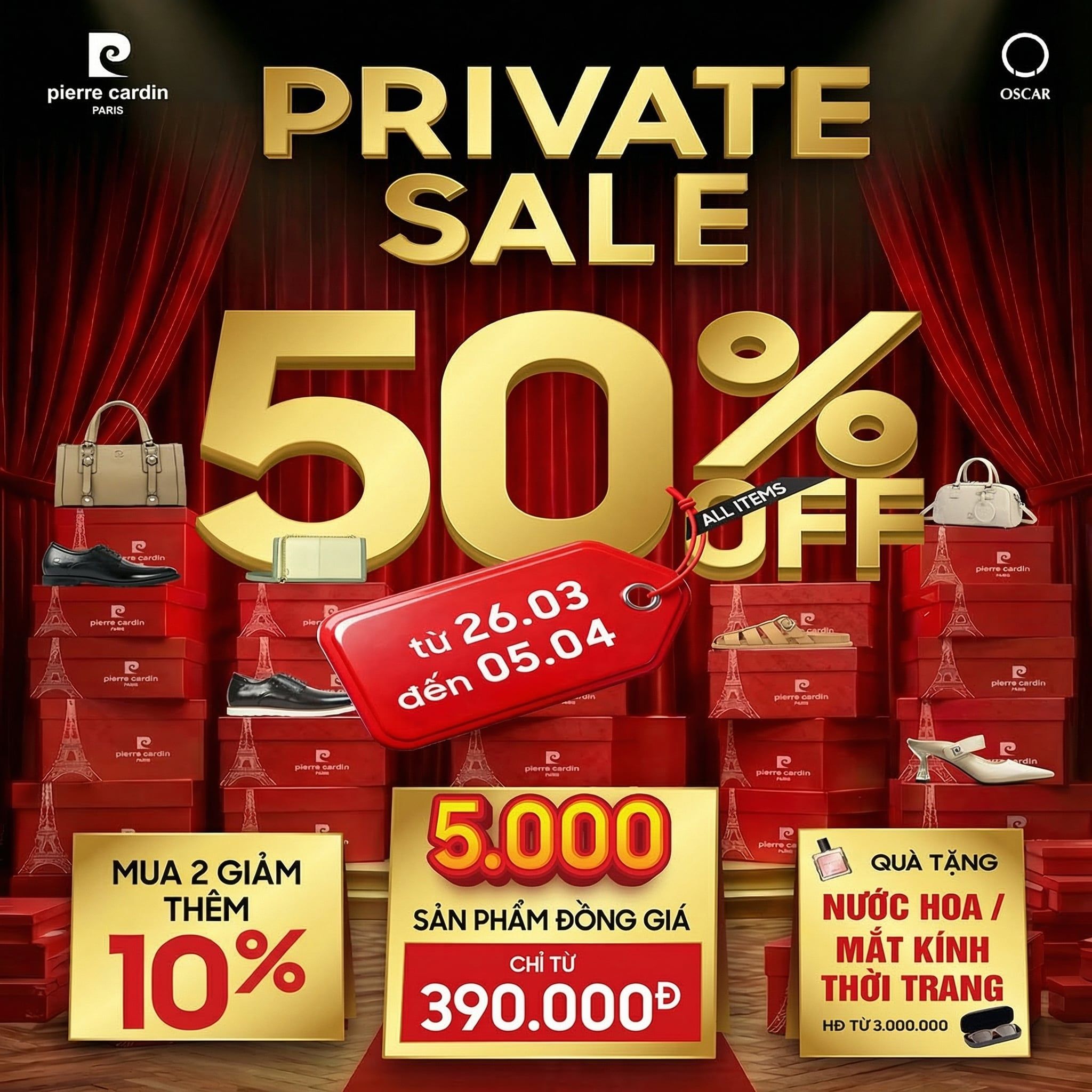 Pierre Cardin & Oscar Fashion Private Sale