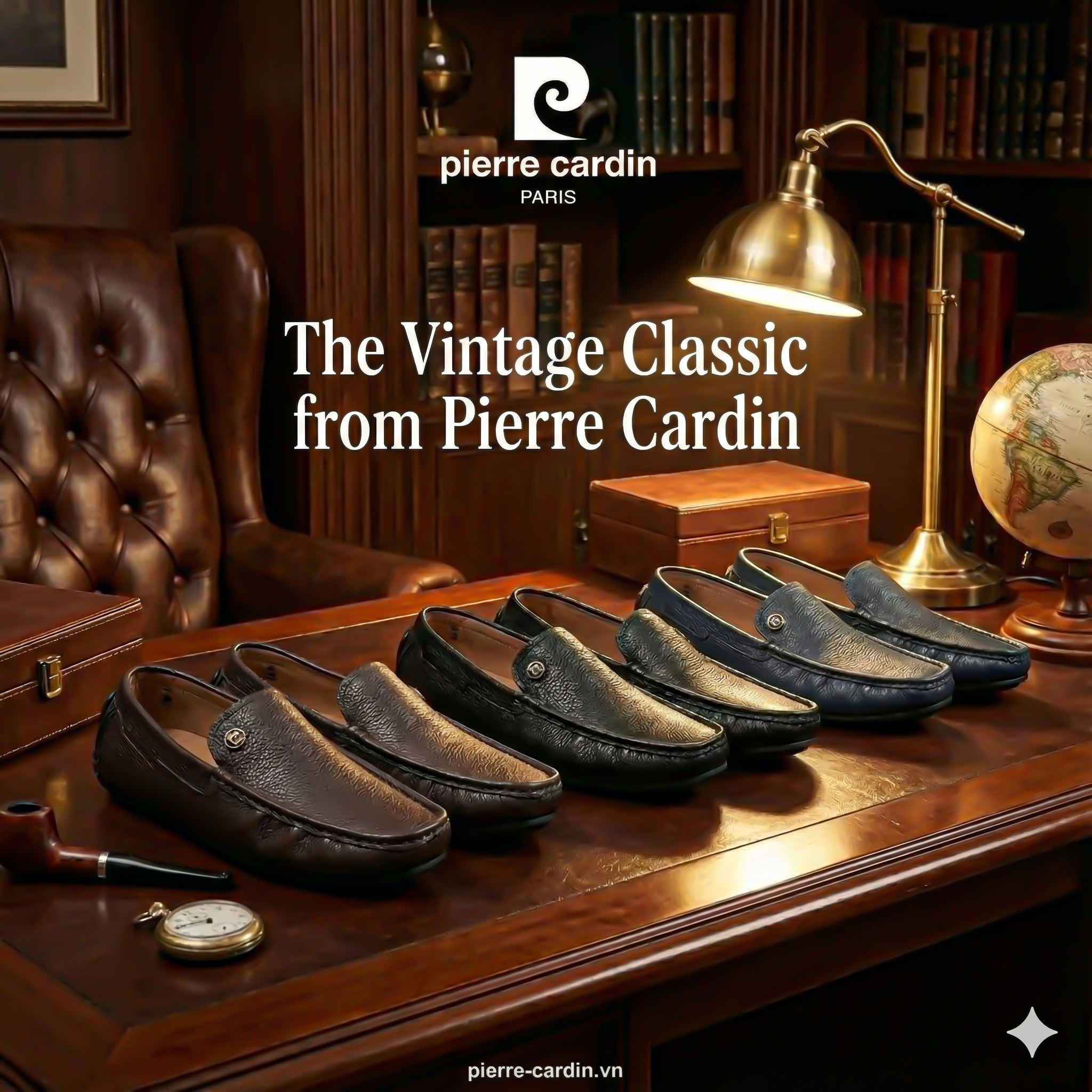 Pierre Cardin Paris Vietnam | Giày Casual Cao Cấp Phong Cách Quý Ông&nbsp;Cổ Điển Pierre Cardin - PCMFWLJ 533