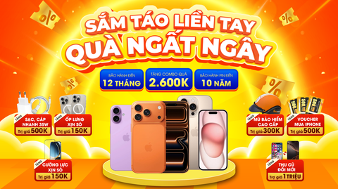 Sắm Táo Liền Tay – Quà Ngất Ngây tại SangApple