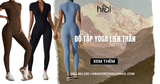 Đồ tập yoga liền thân: Lựa chọn hoàn hảo cho vóc dáng thon gọn