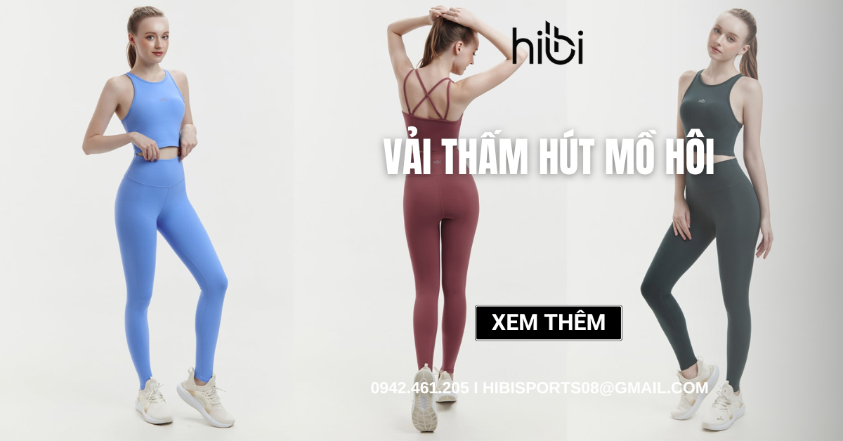 Top 8 loại vải thấm hút mồ hôi tốt, thoải mái cho thể thao